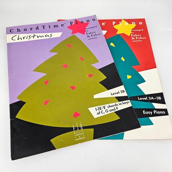 FJH Piano Christmas Lesson Sheet Music Books Level 2B 3A 3B Begin Intermed Set - Picture 2 of 12